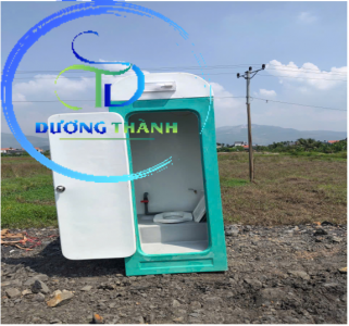 Nhà vệ sinh di động composite 1 buồng 2 buồng