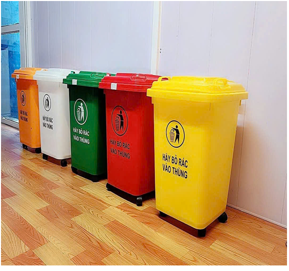 thùng rác nhựa kcn quang minh hà nội